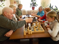 Шахматный турнир со школьниками-волонтёрами